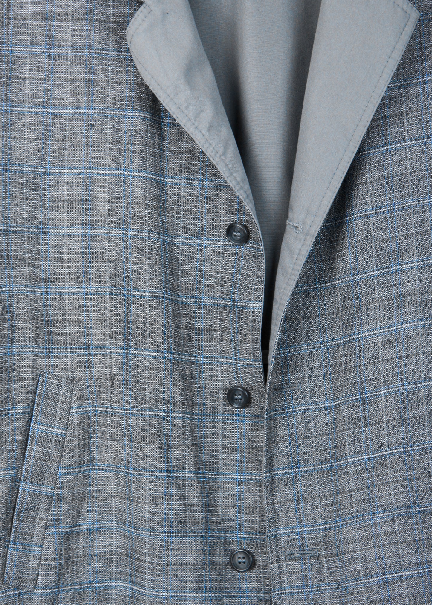 Vintage checked jacket in grey