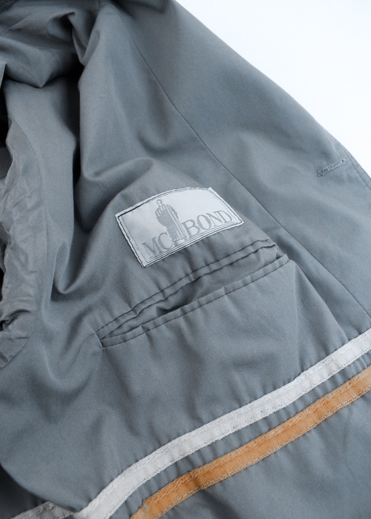 Vintage checked jacket in grey