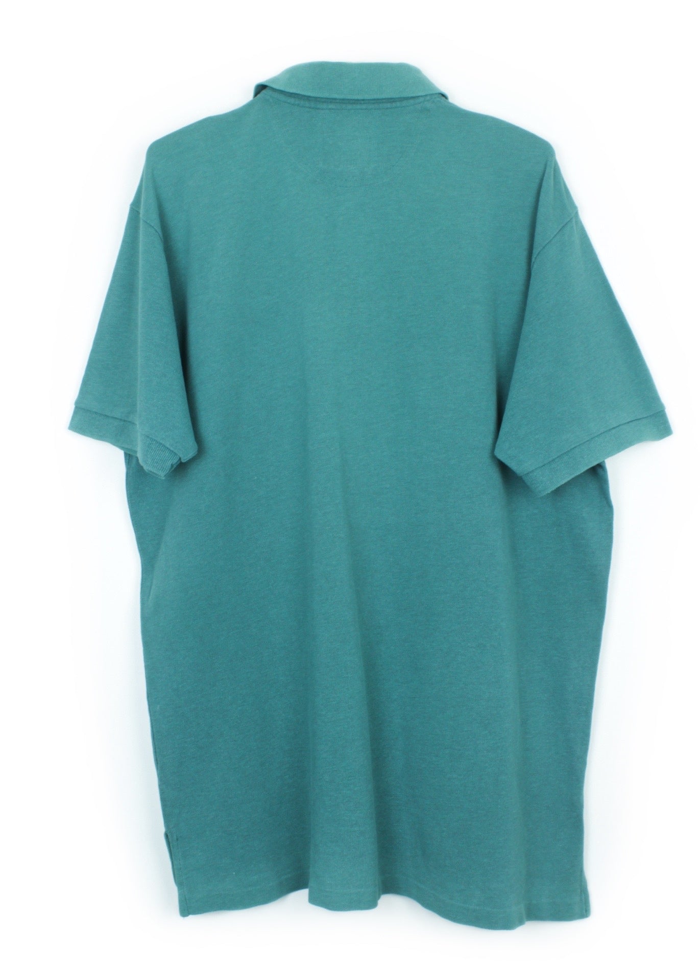 Vintage polo t-shirt in blue smoke color