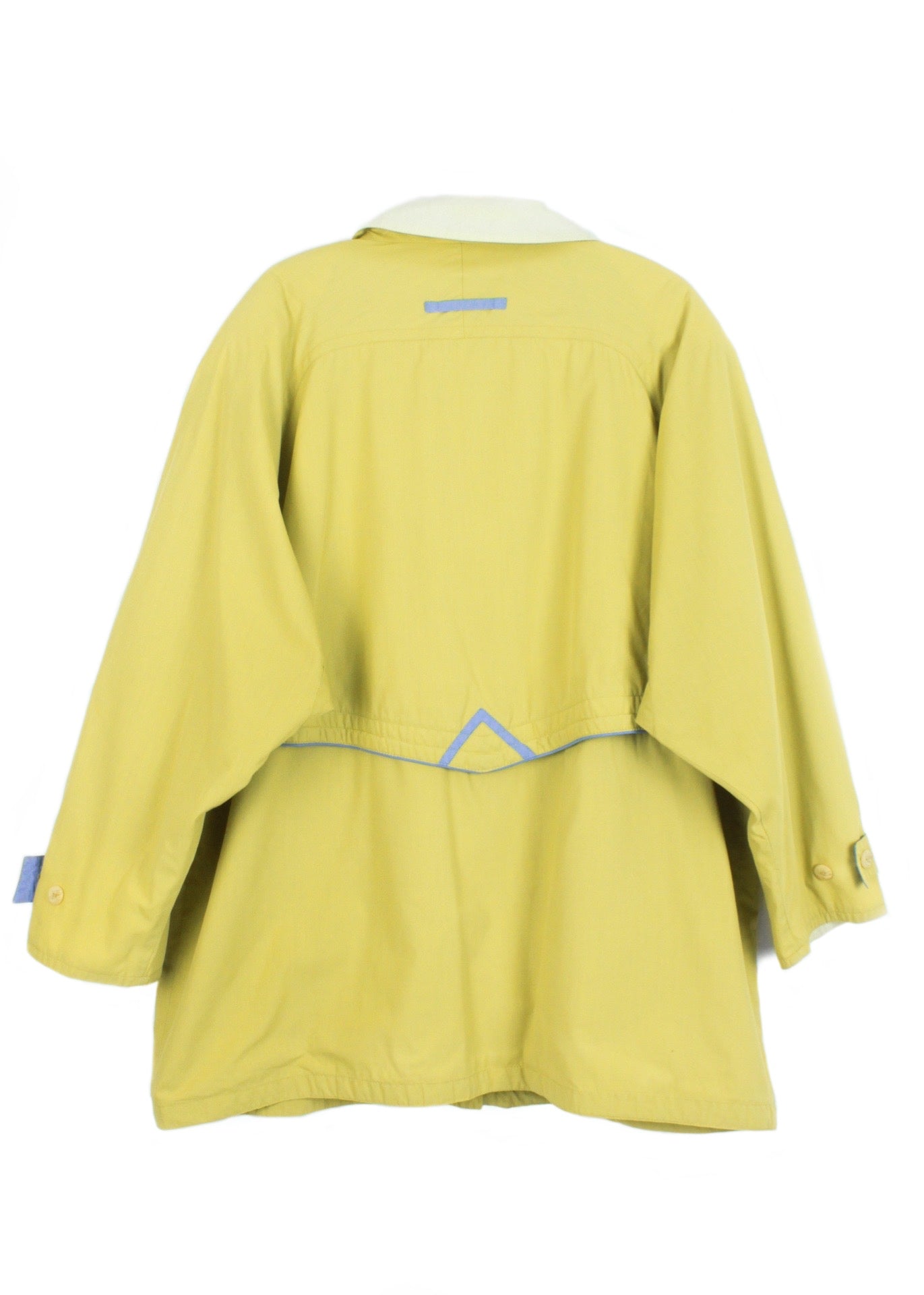 Pastelově žlutá vintage parka