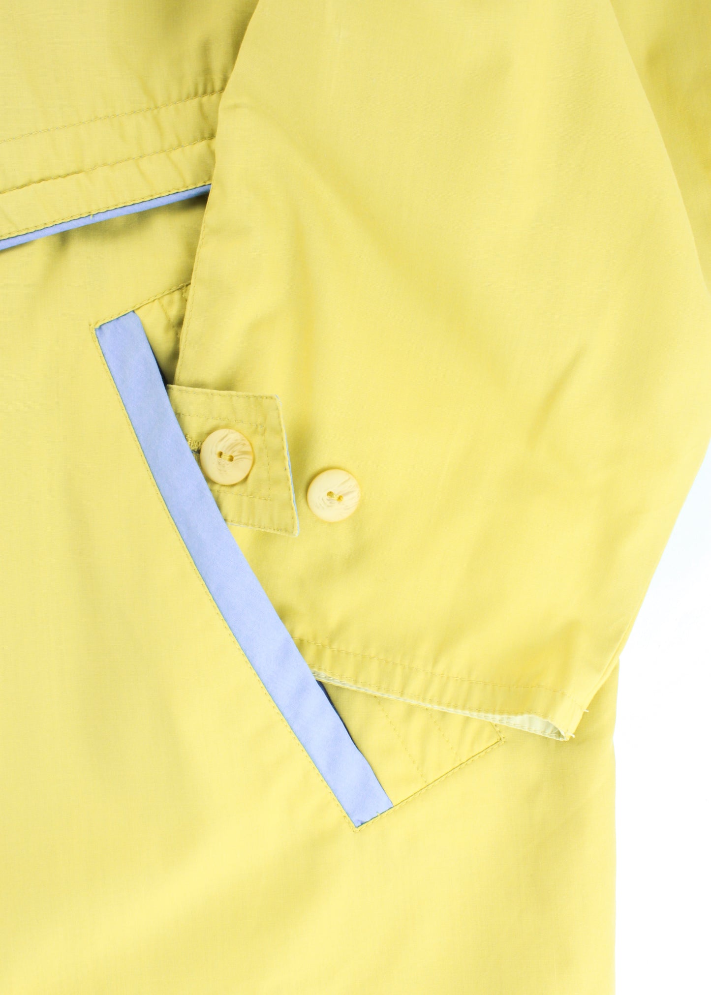 Pastelově žlutá vintage parka