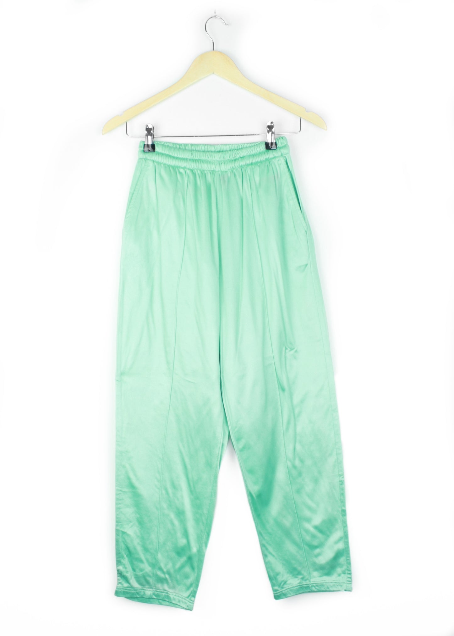 Vintage sweatpants in neon green (with pockets)