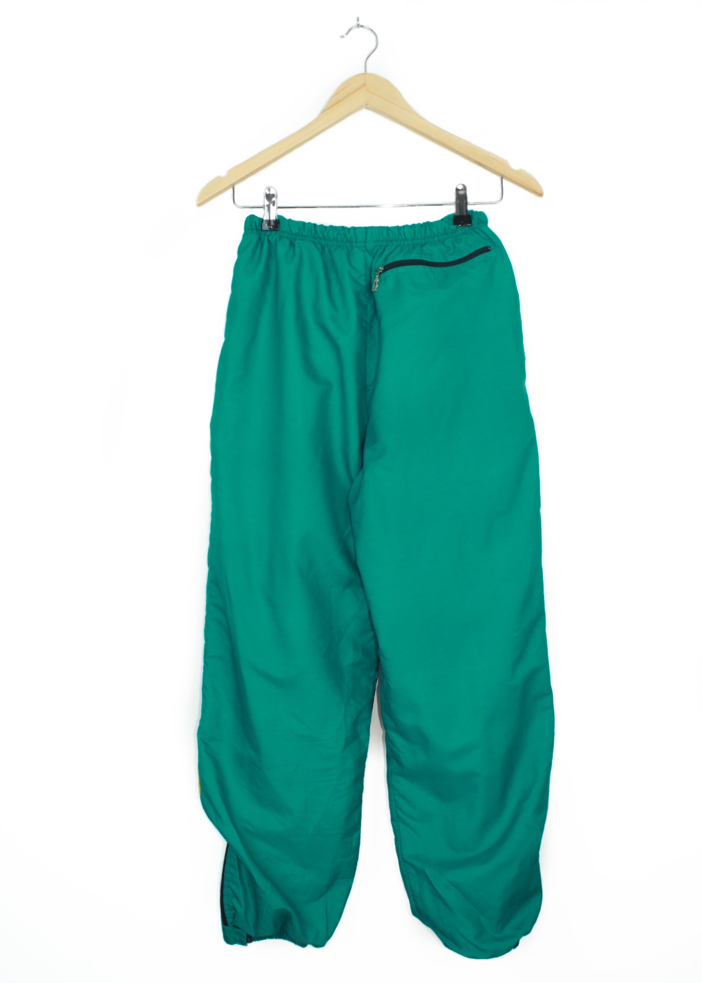 Vintage green wind pants (with pockets)