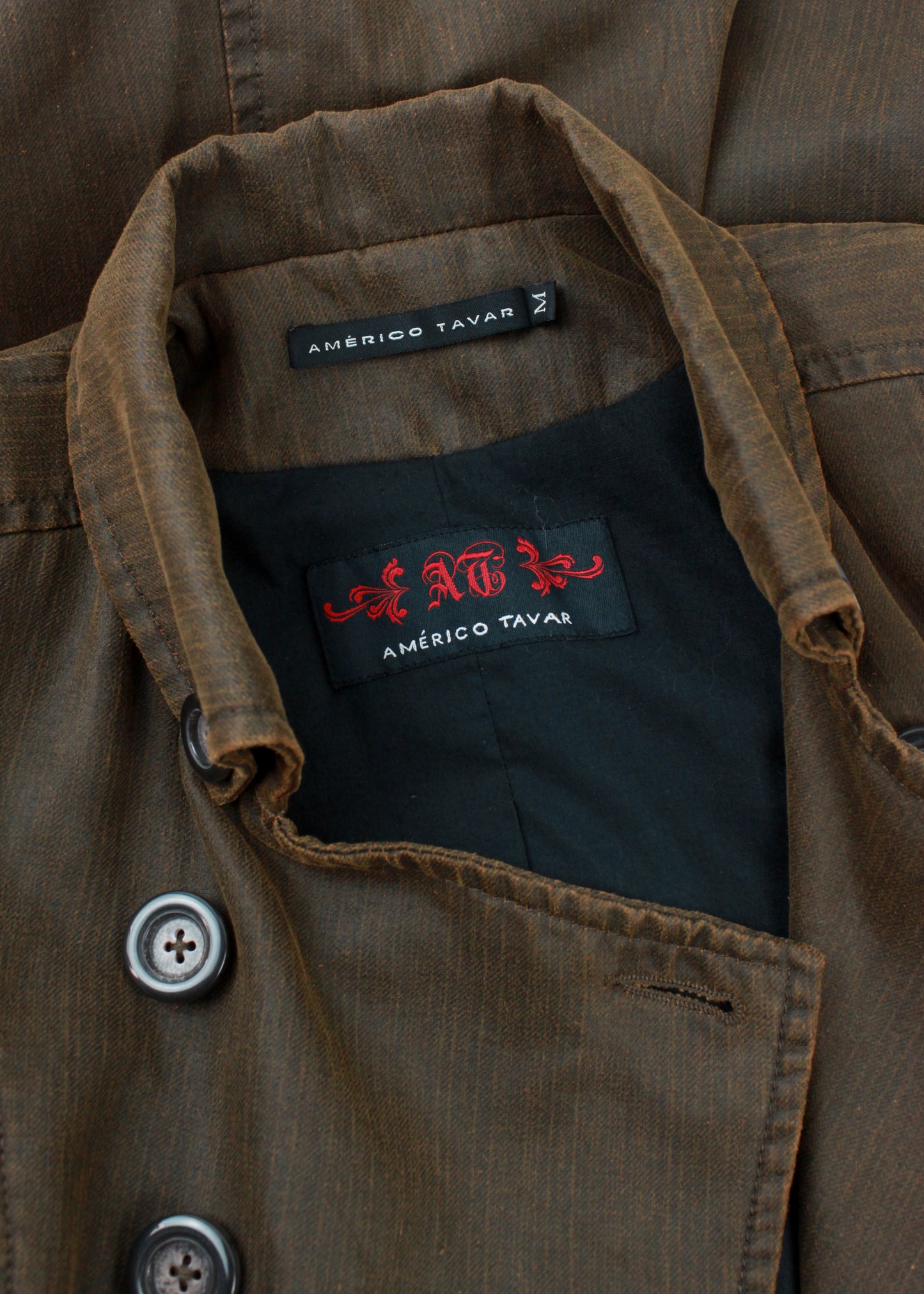 Vintage trench coat in brown