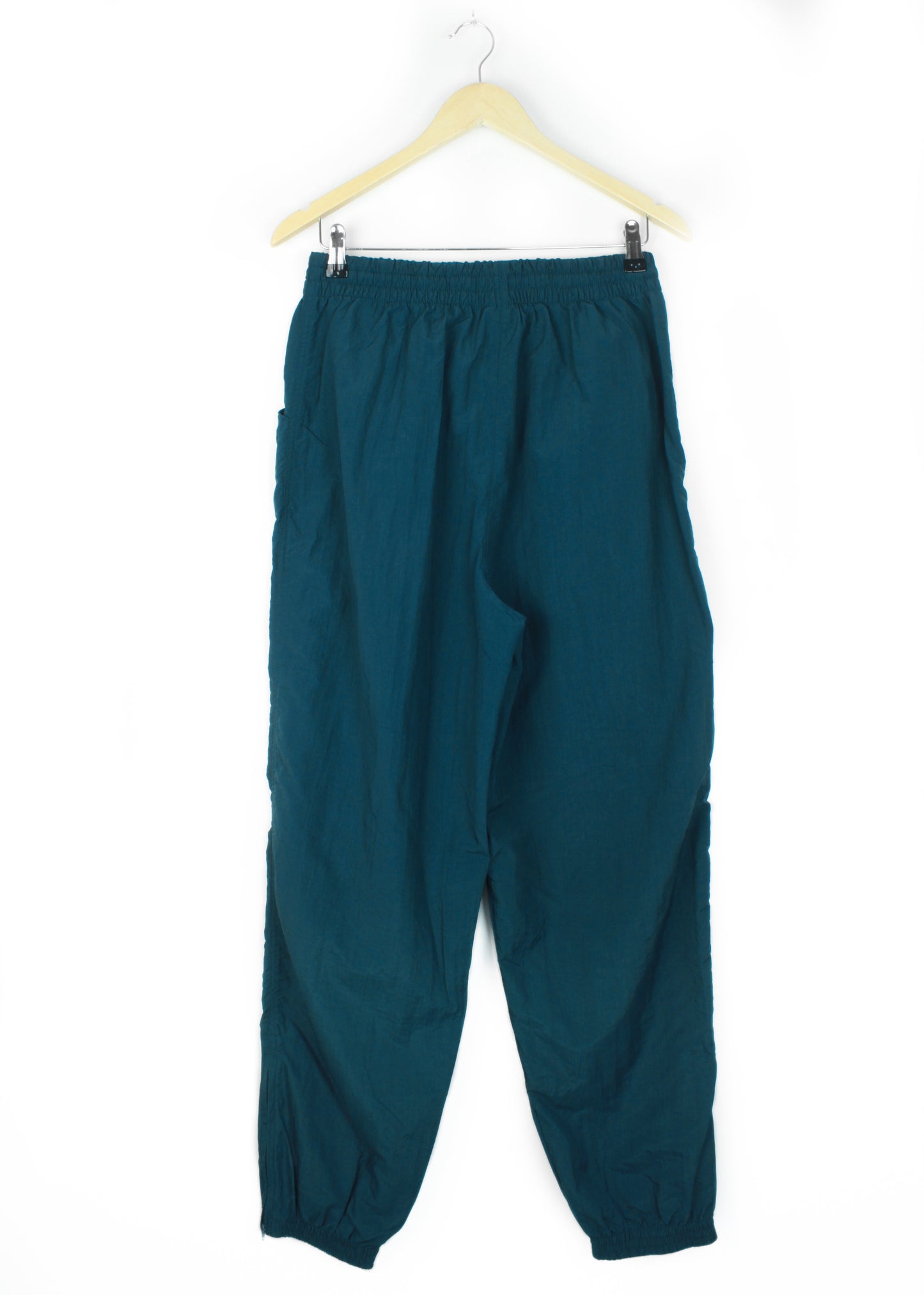 Vintage wind pants in dark green (with pockets)