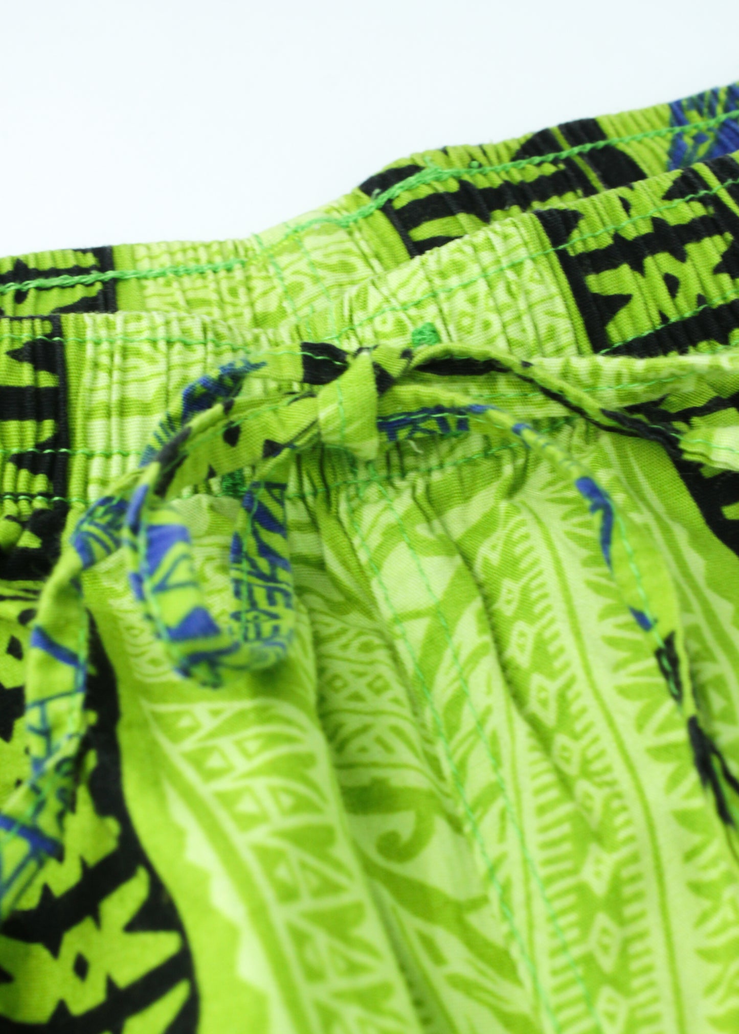 Vintage Hawaii beach shorts in green