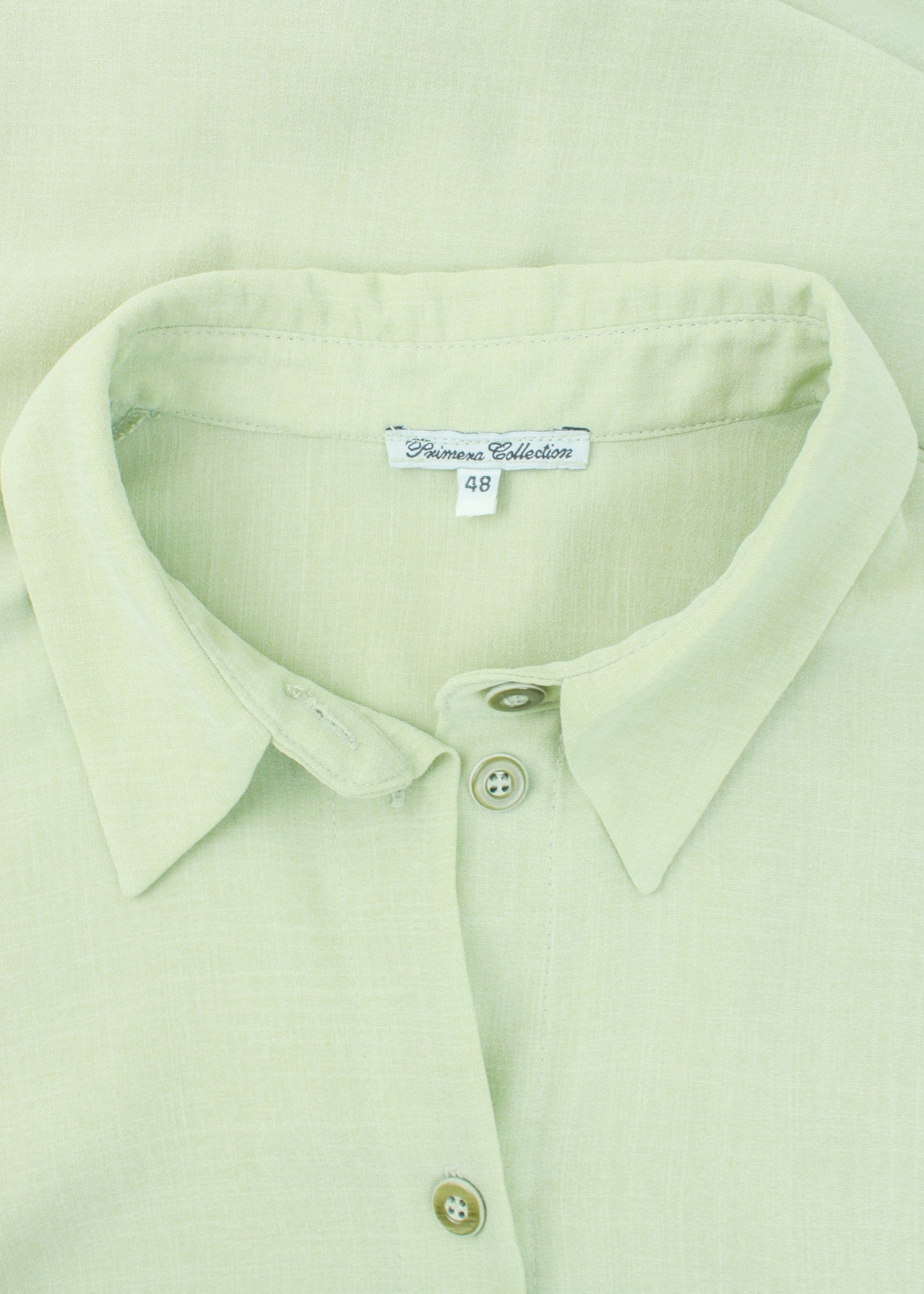Vintage shirt dress in light green