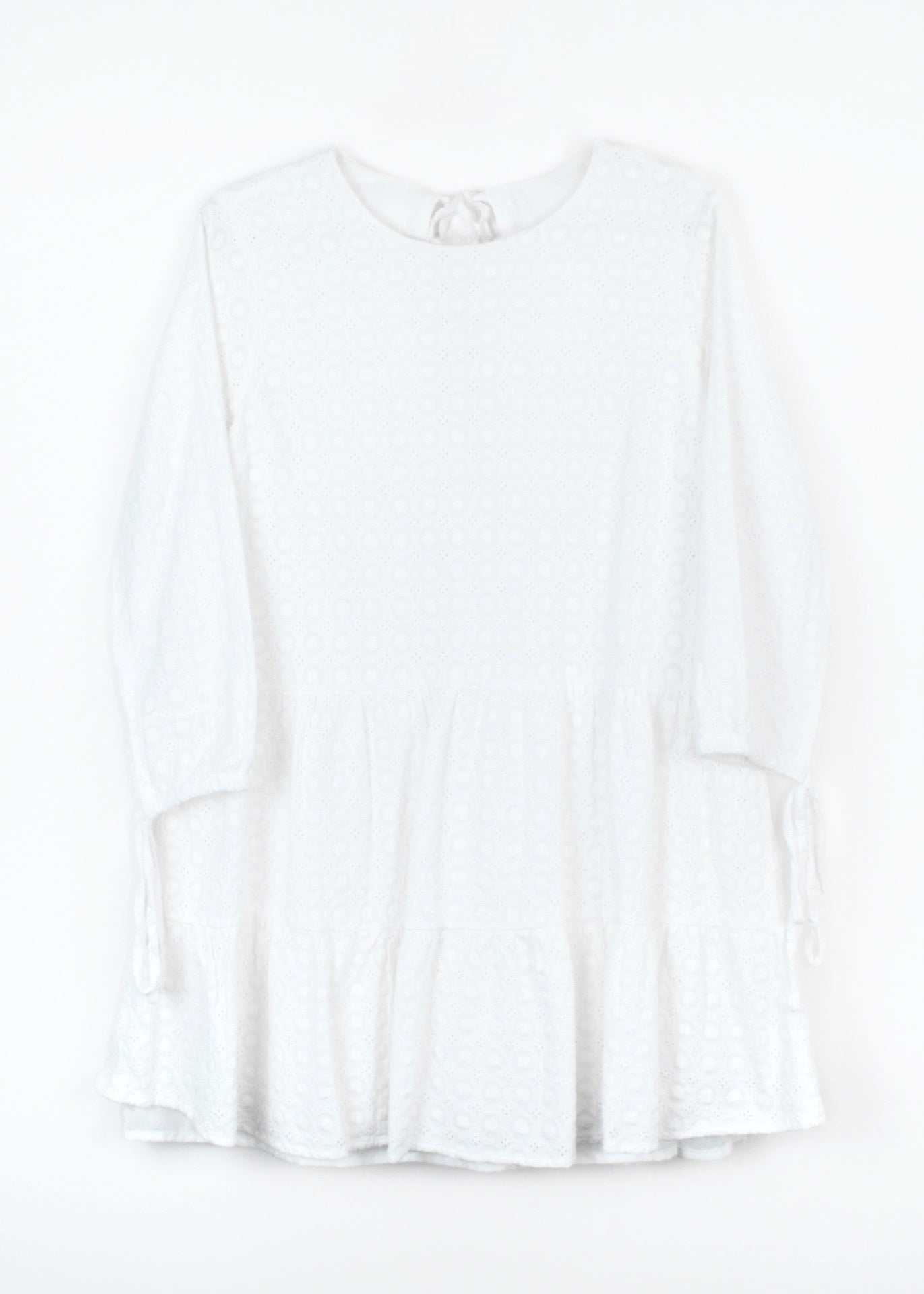 Vintage summer dress in white