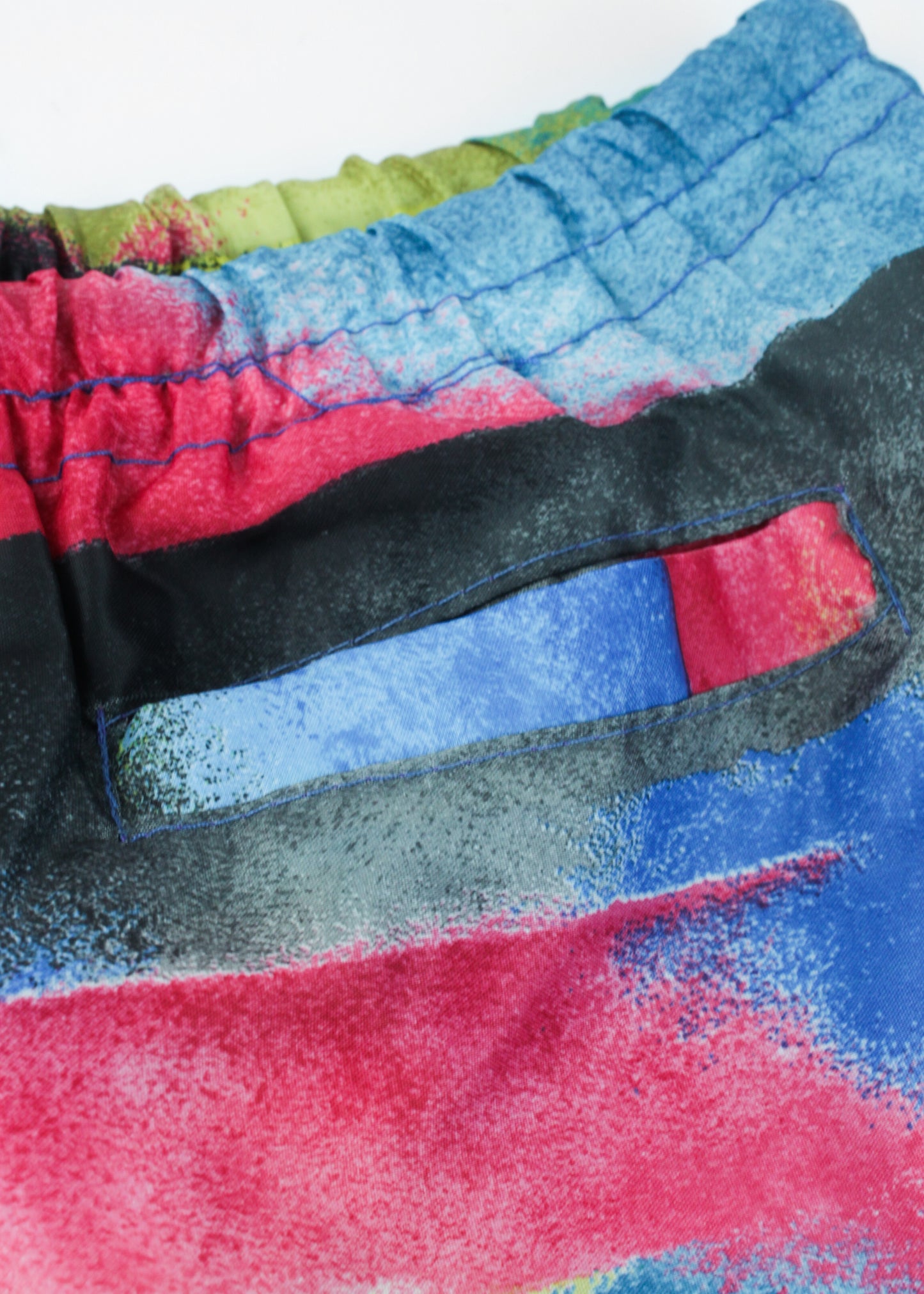 Vintage colorful swimming trunks