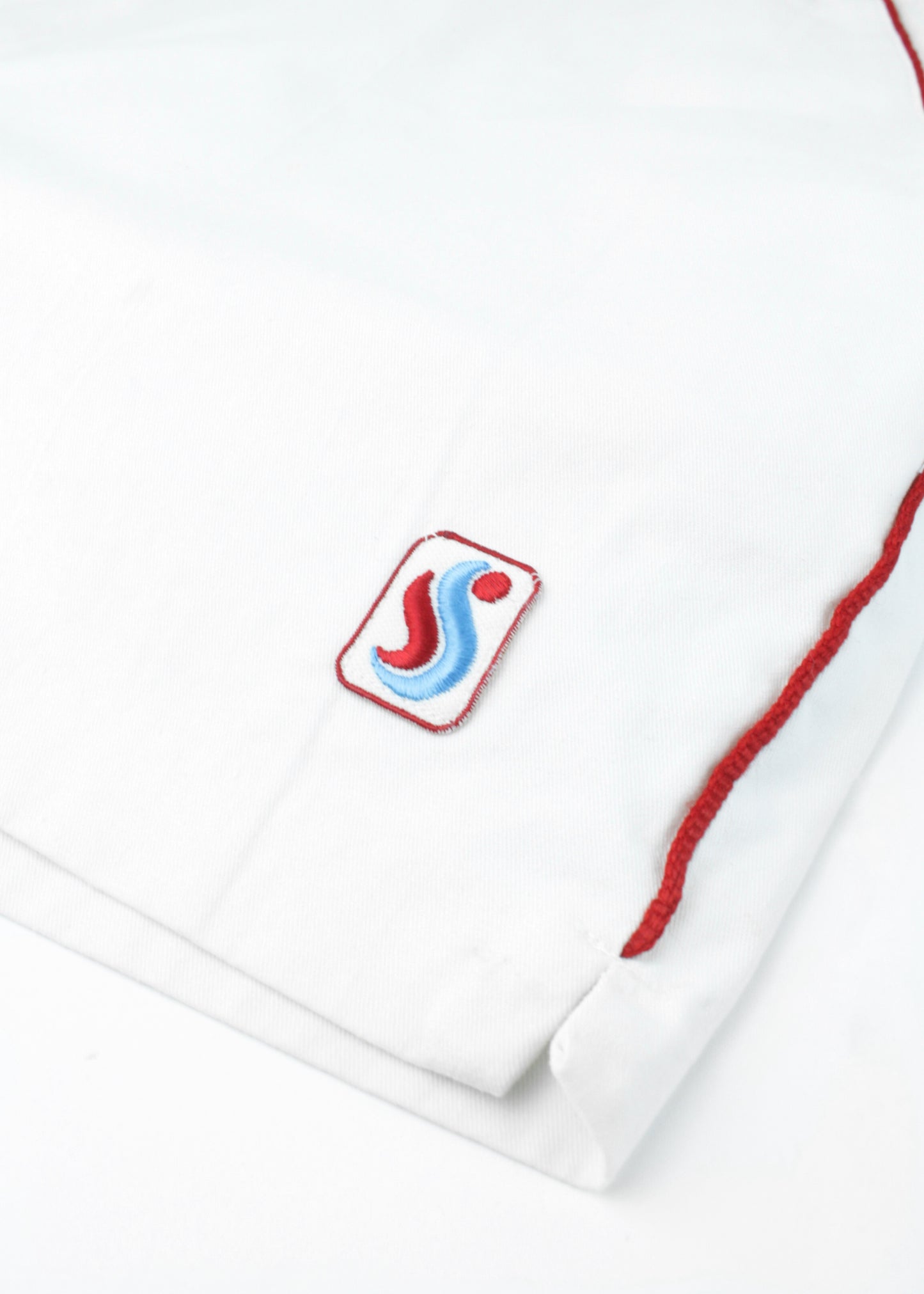 Vintage tenisové kraťasy Santo Stefano v bílé barvě (s kapsami)