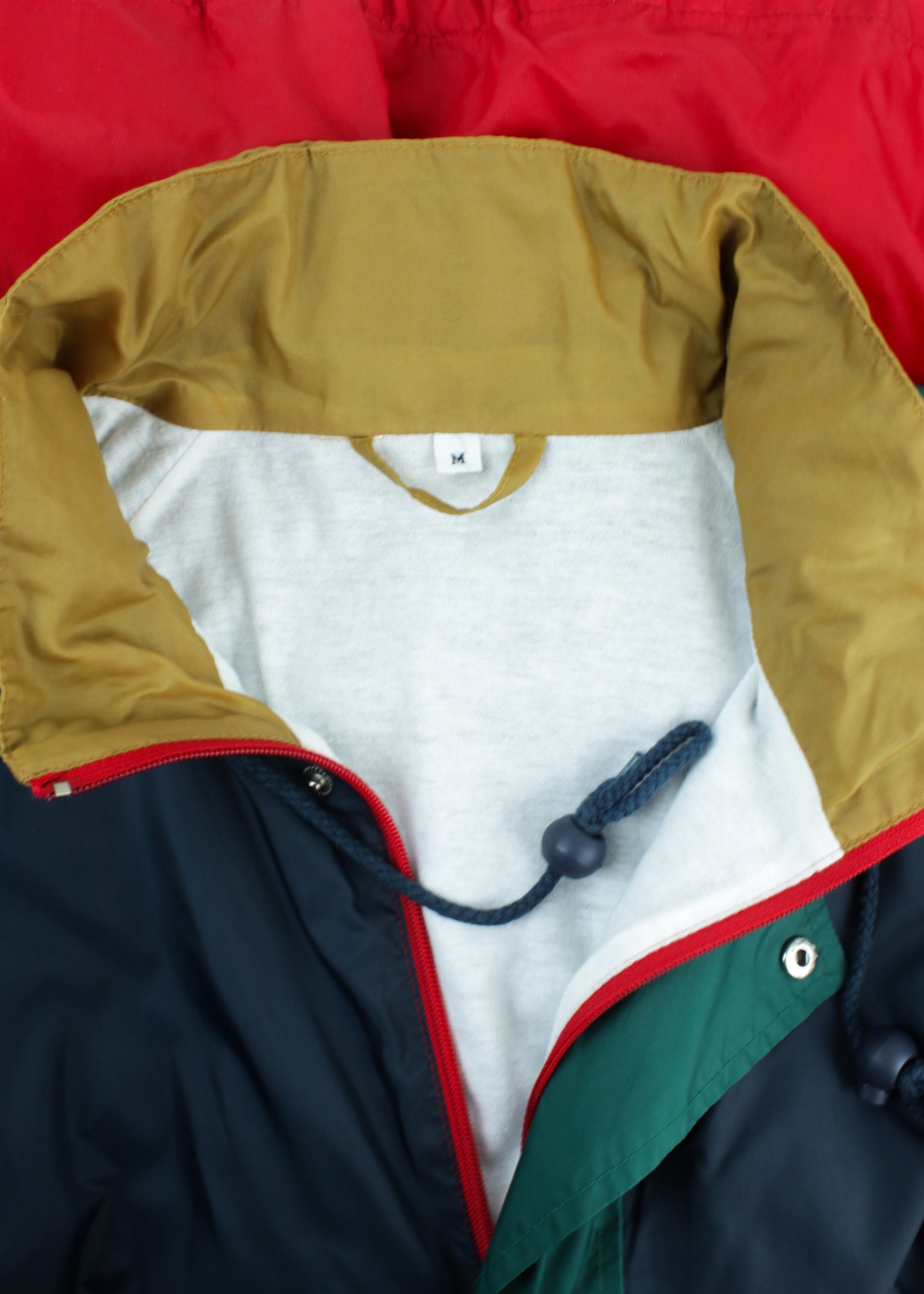 Vintage lehká bunda windbreaker vícebarevná