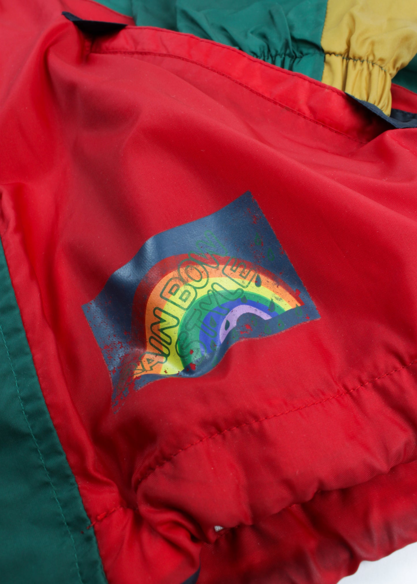 Vintage lehká bunda windbreaker vícebarevná
