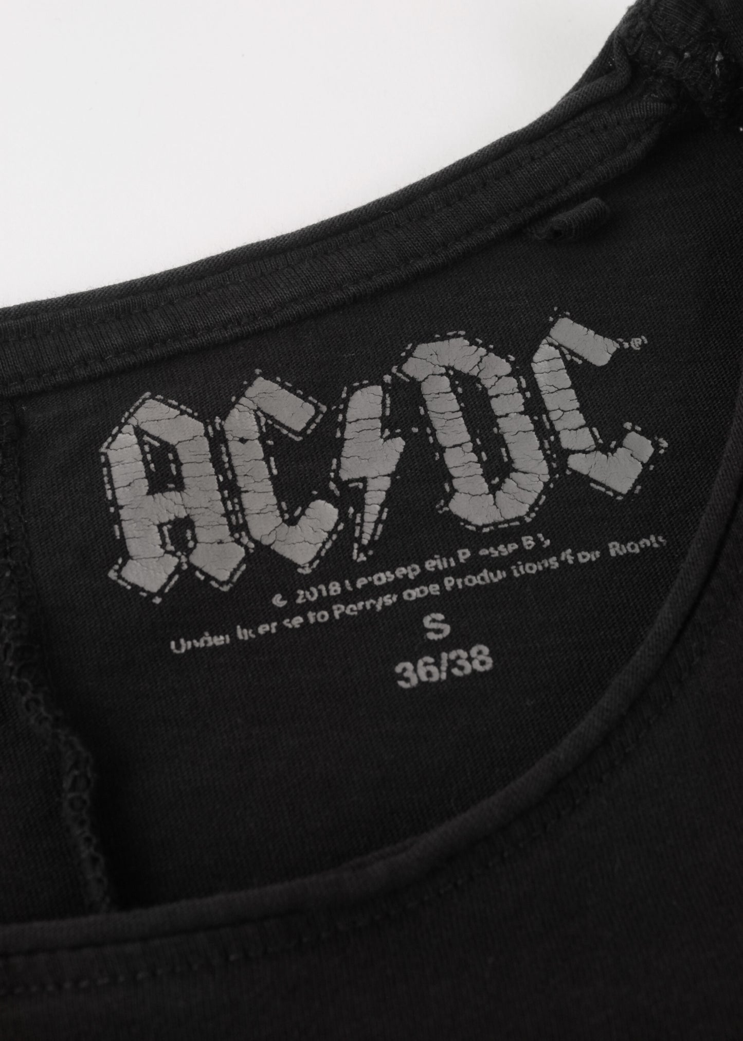 AC/DC tee in black