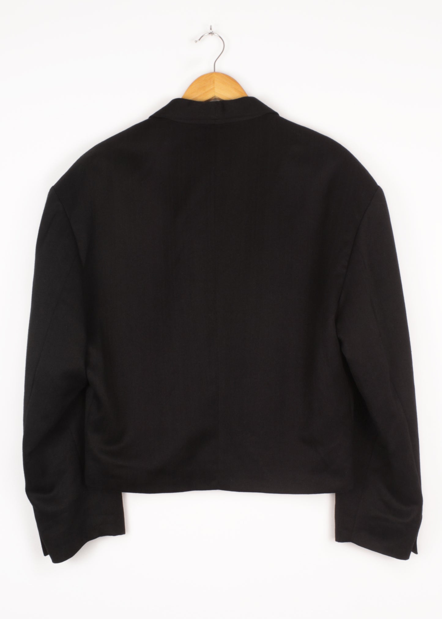 Women's crop jacket in black
