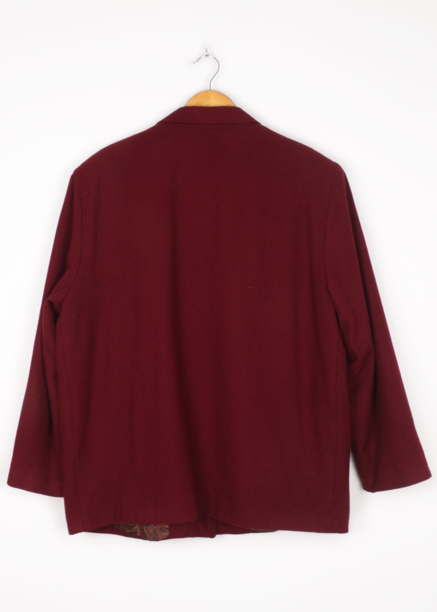 Jacket in burgundy