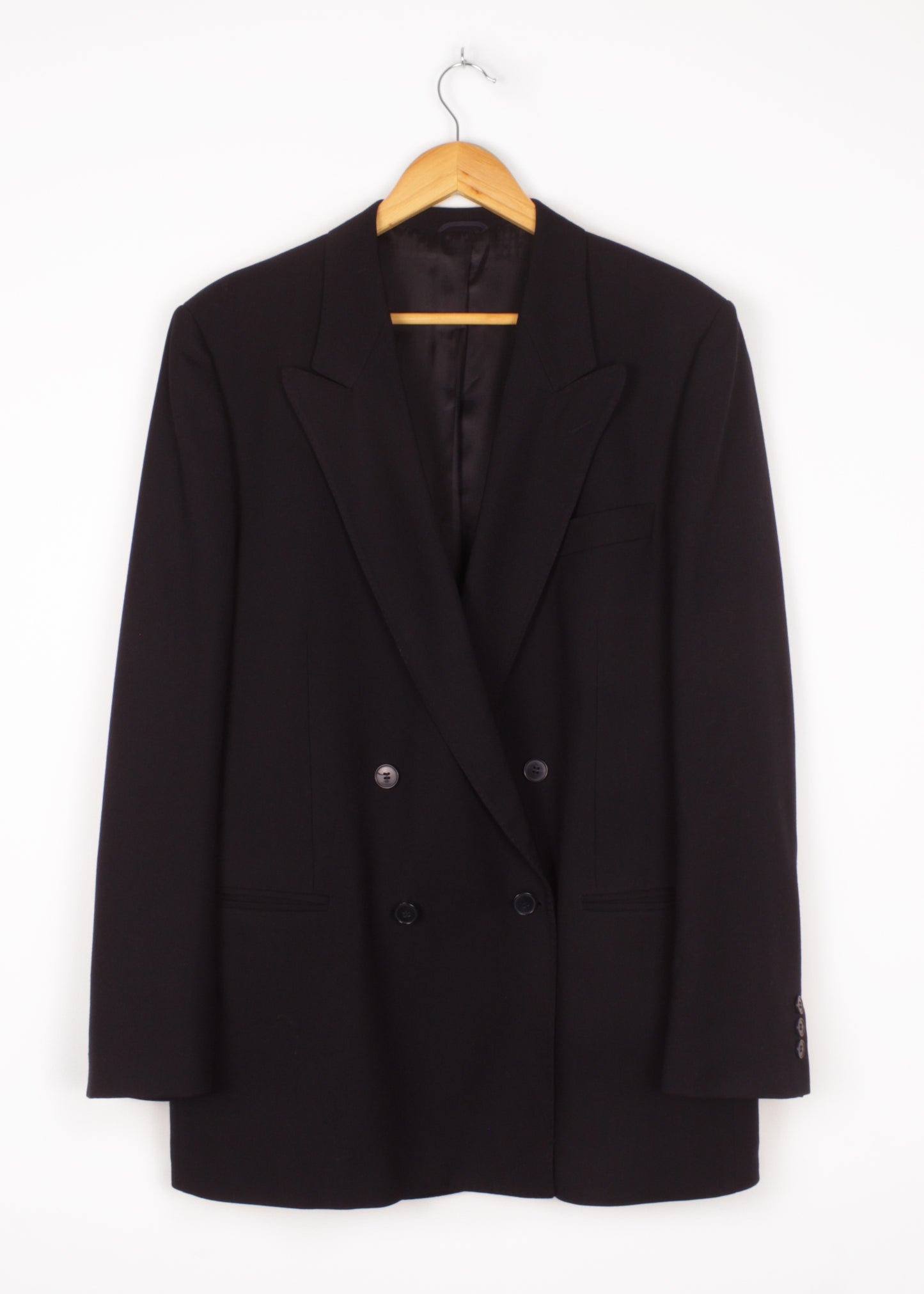 Woolen jacket in deep blue