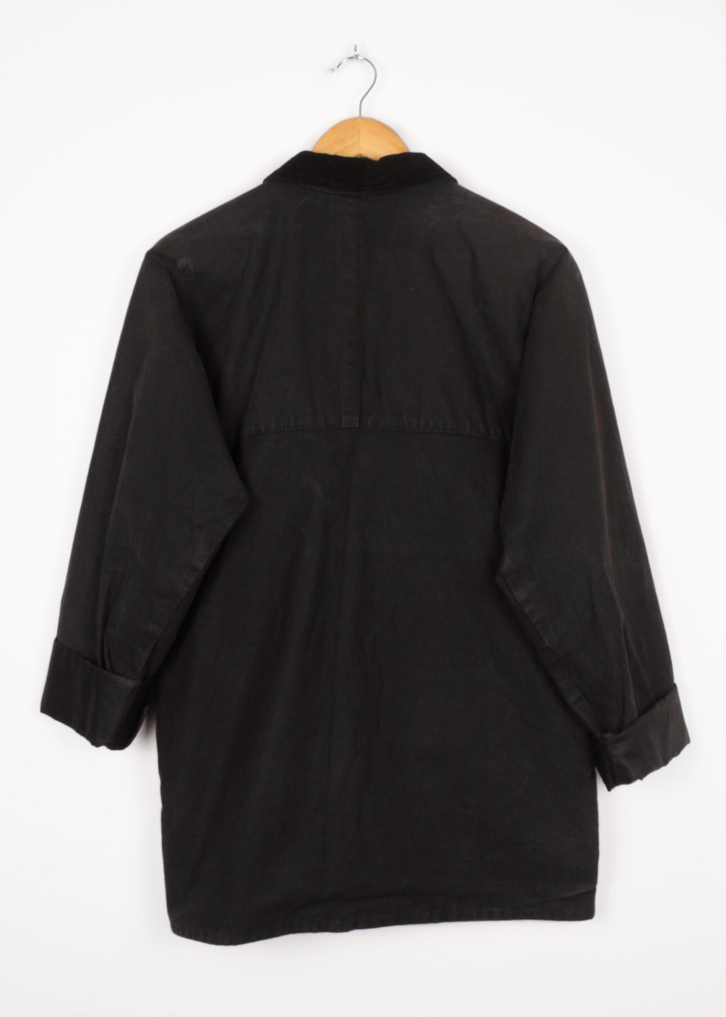 Women's field (waxed) jacket in black