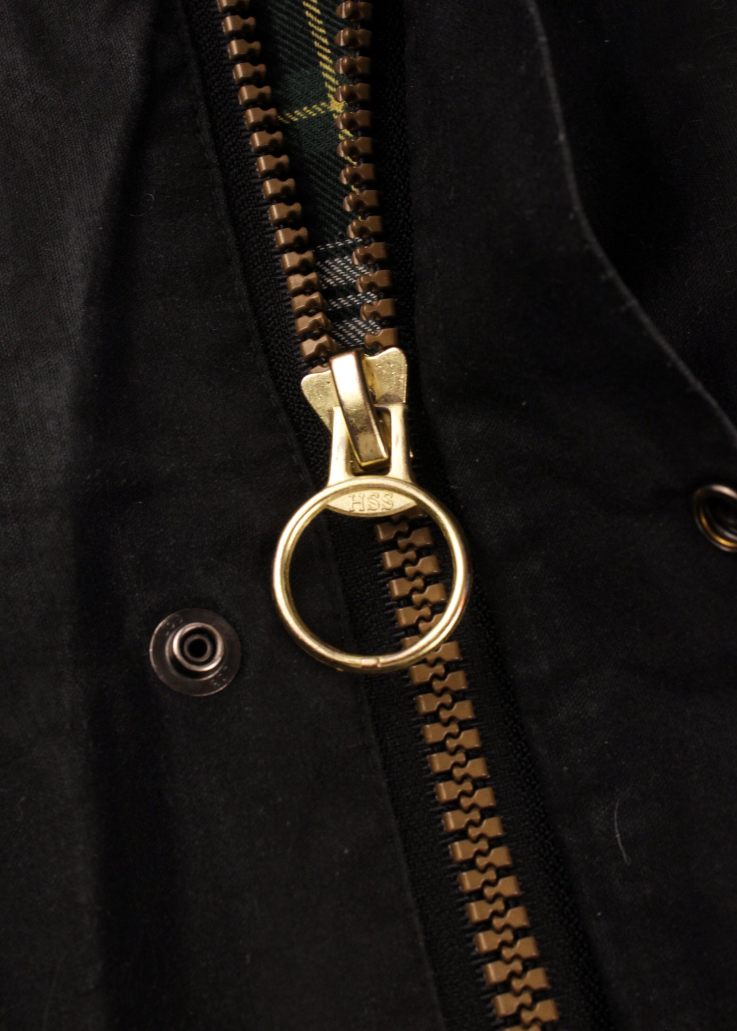 Women's field (waxed) jacket in black