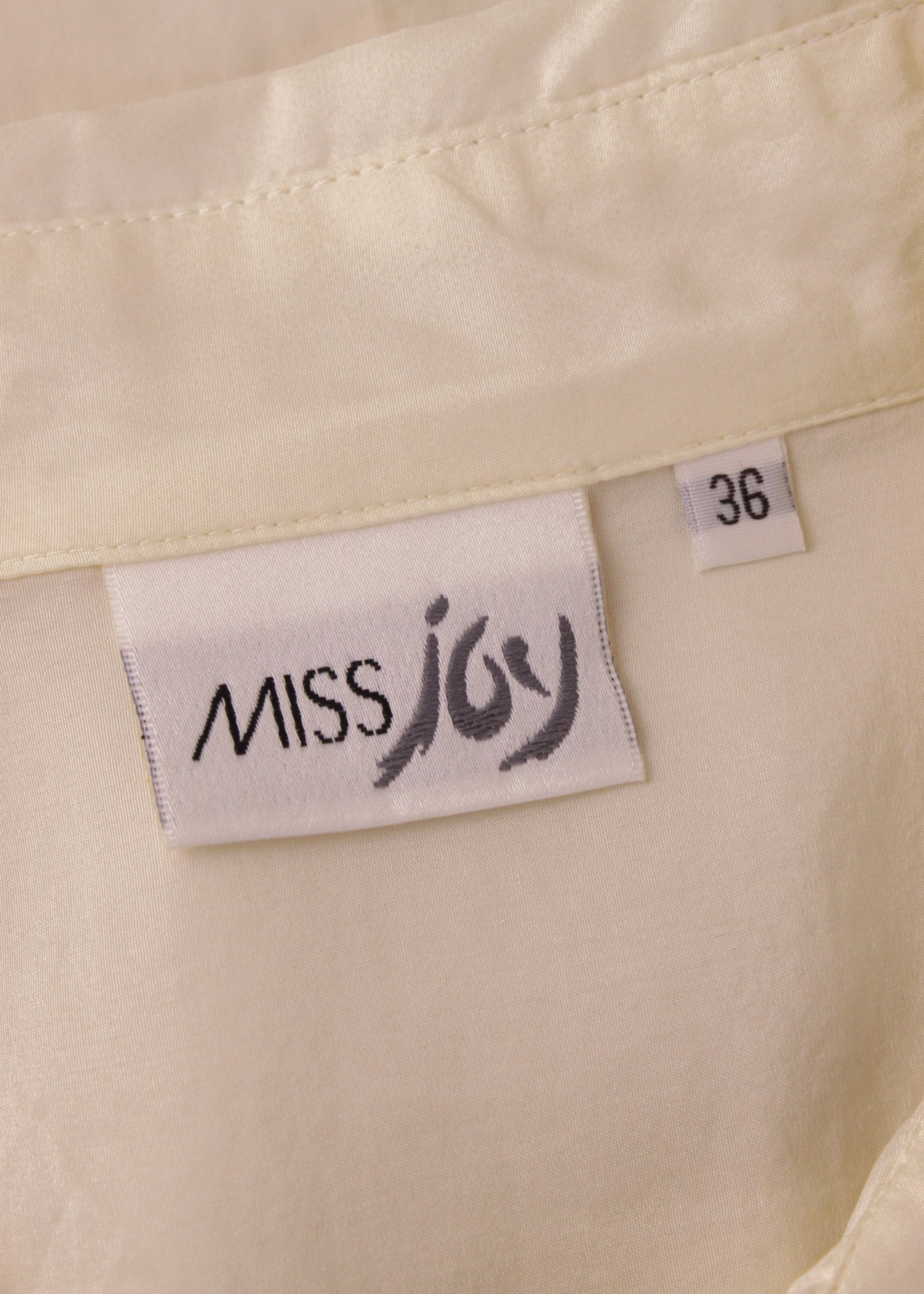 Silk blouse in cream
