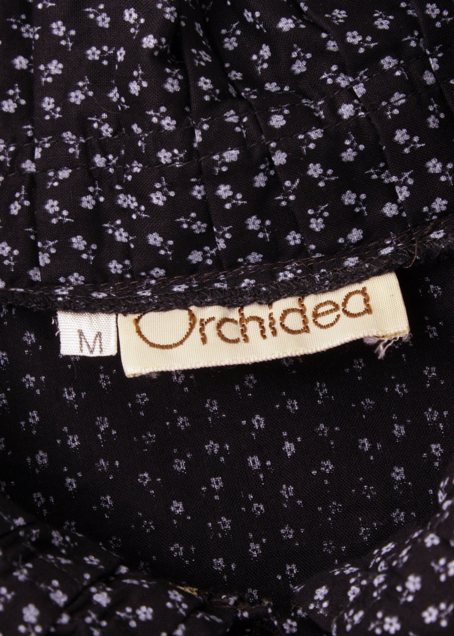 Vintage blouse in black
