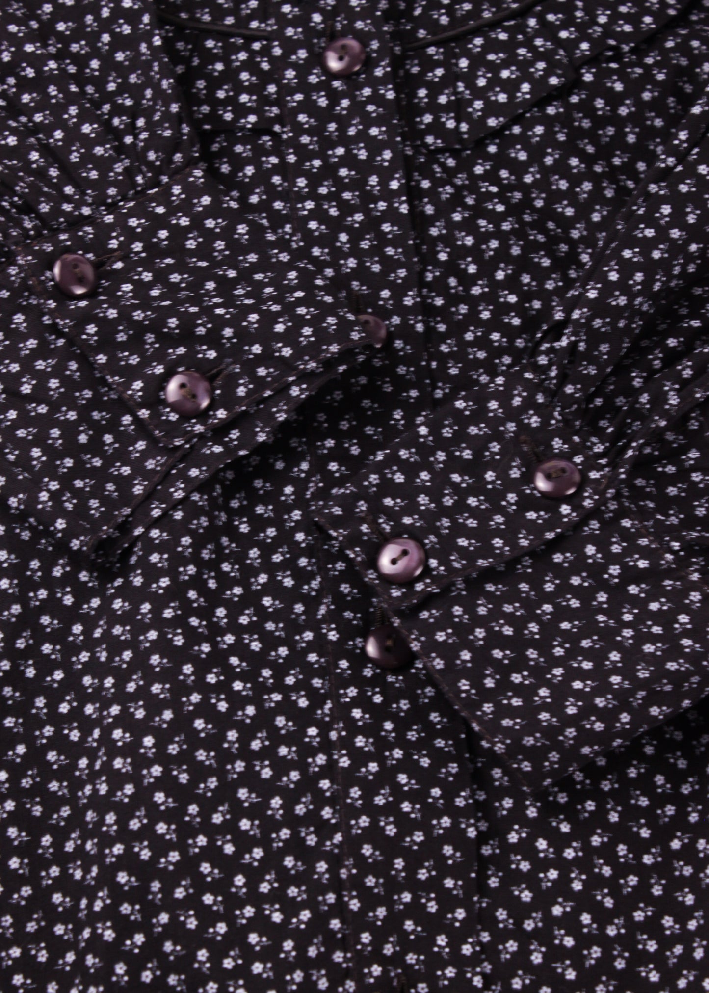 Vintage blouse in black