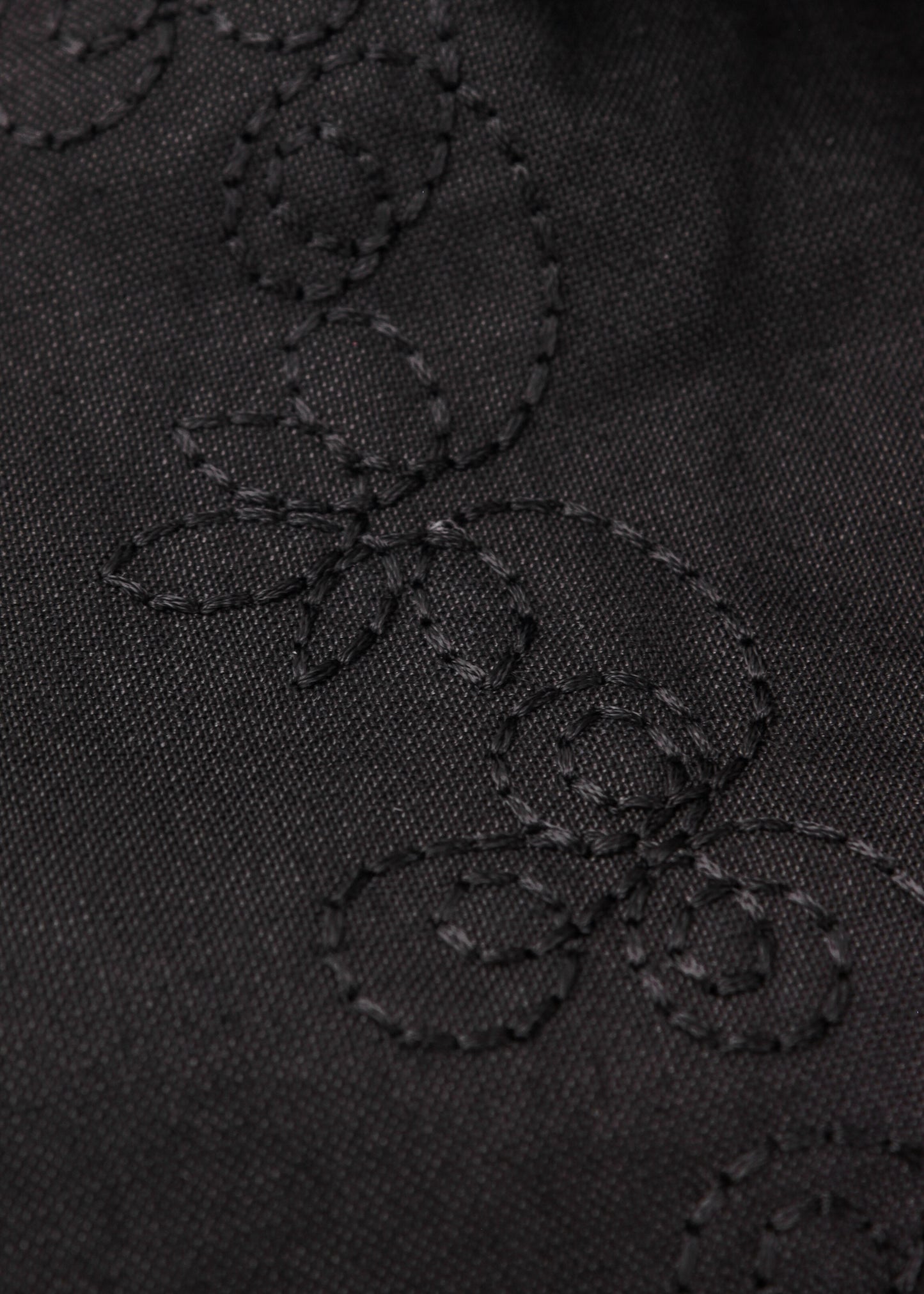 Linen black blouse