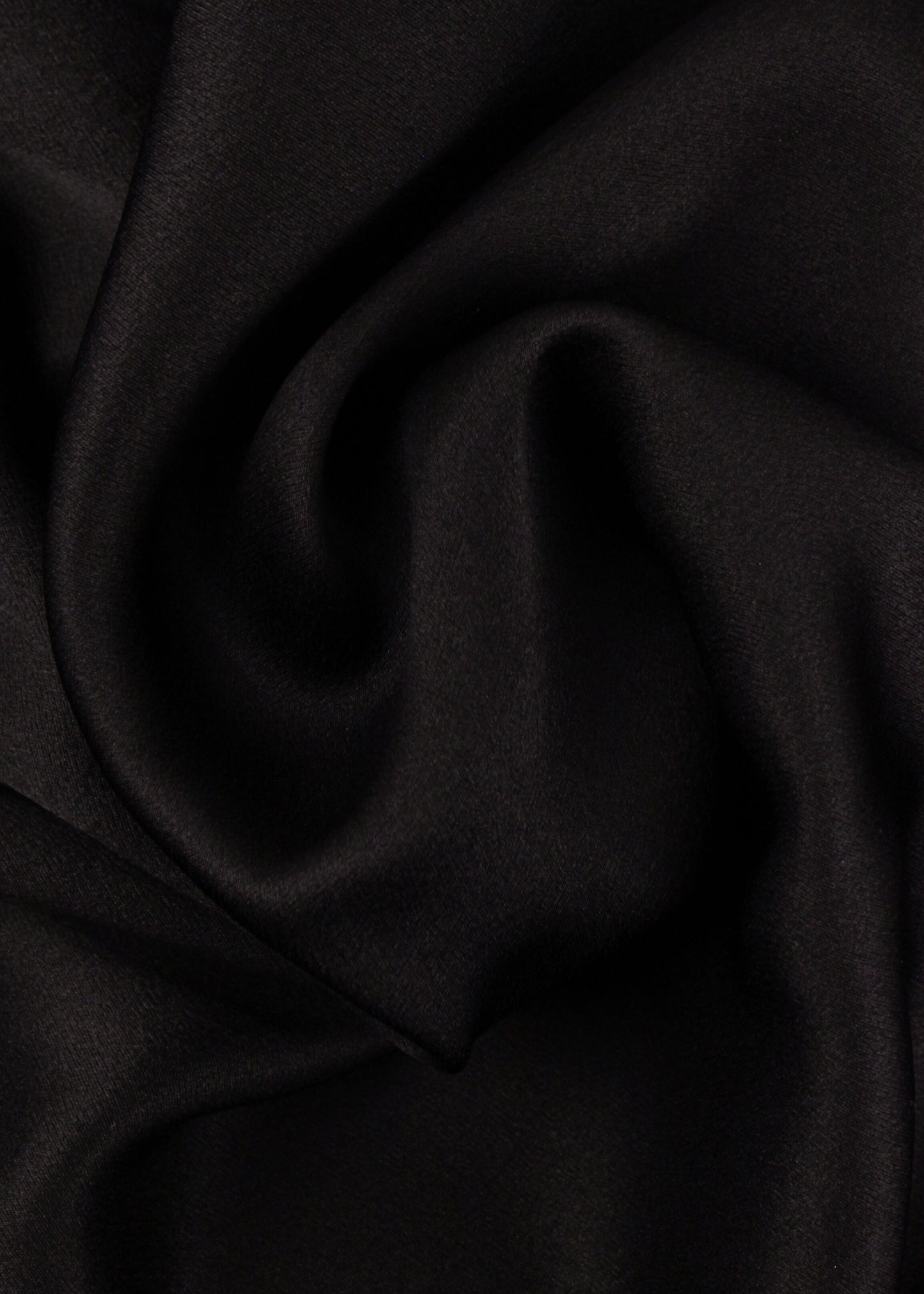 Silk blouse in black