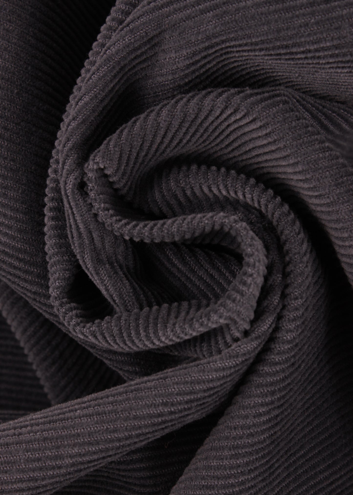 Corduroy skirt in bluish grey