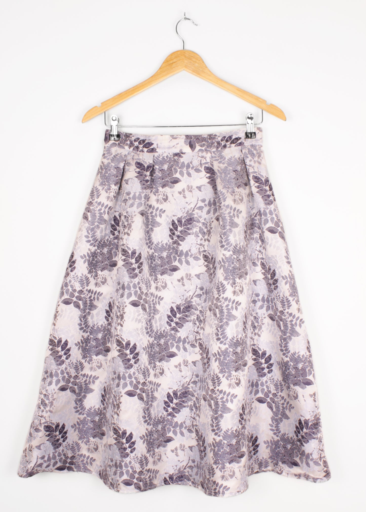 Midi skirt in light blue
