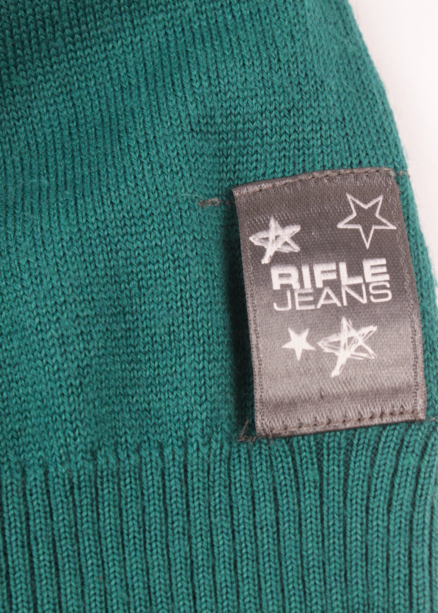 Woolen turtleneck sweater in green