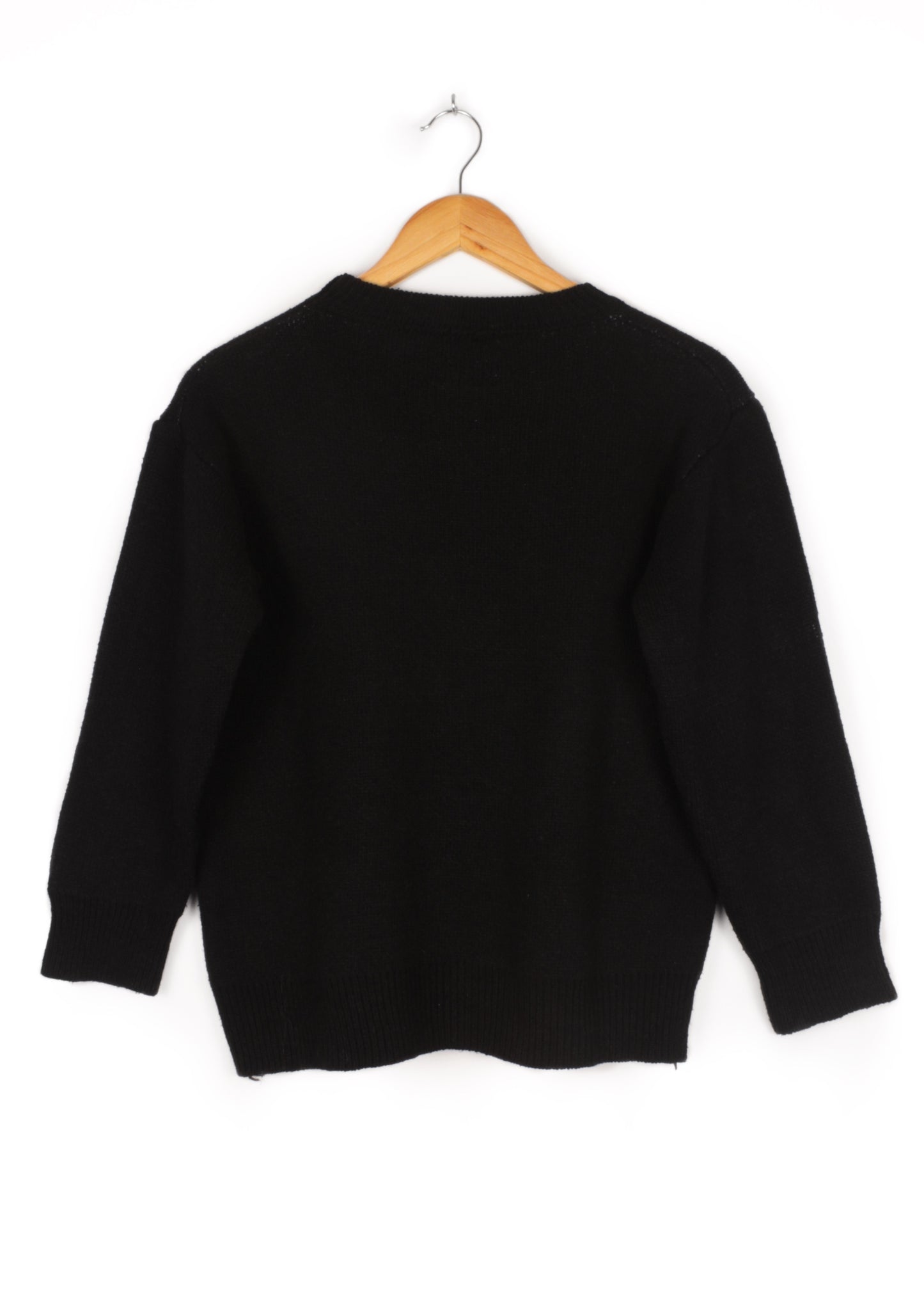 Knit sweater in blаck