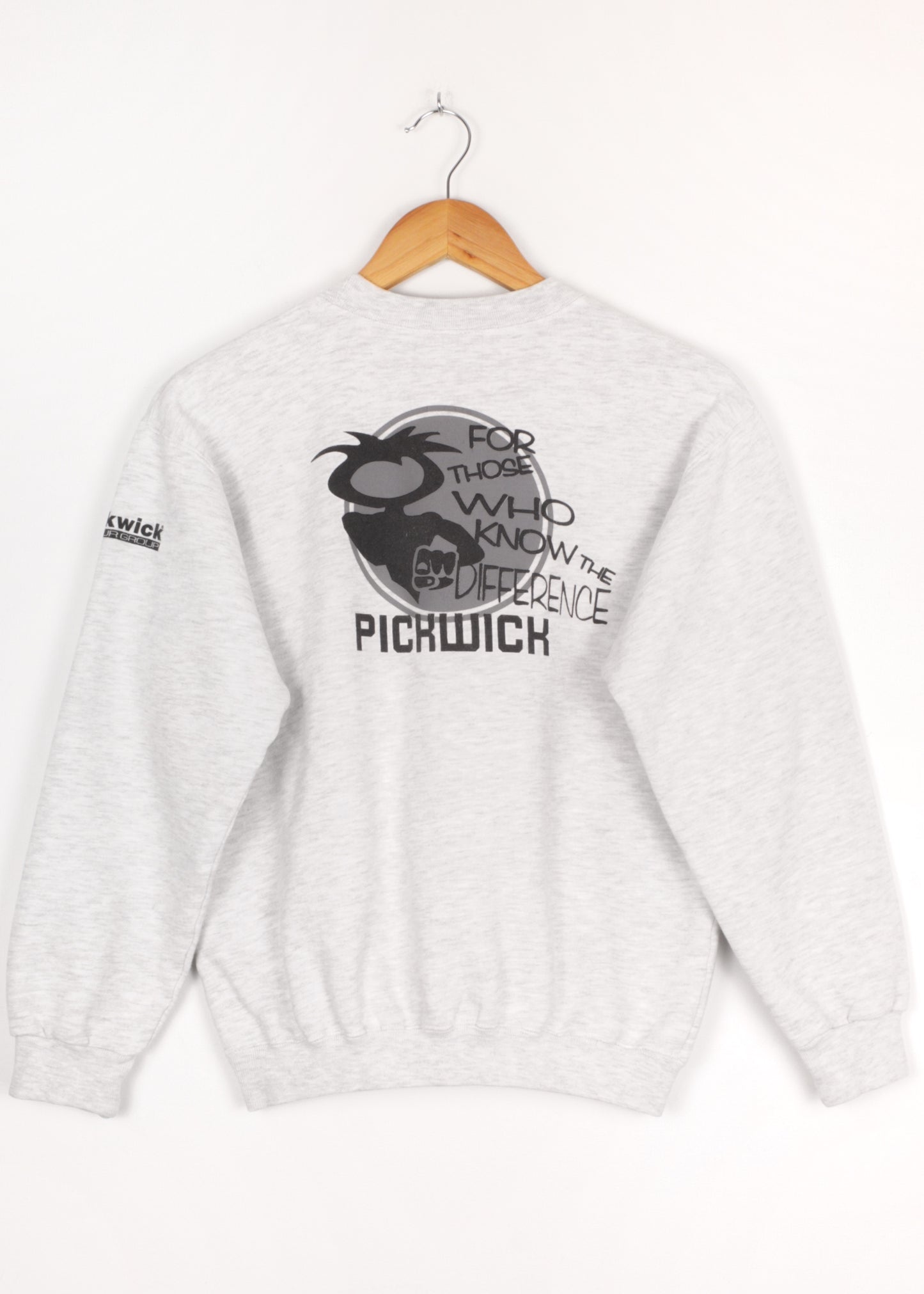 Vintage basic sweatshirt in cloud grey