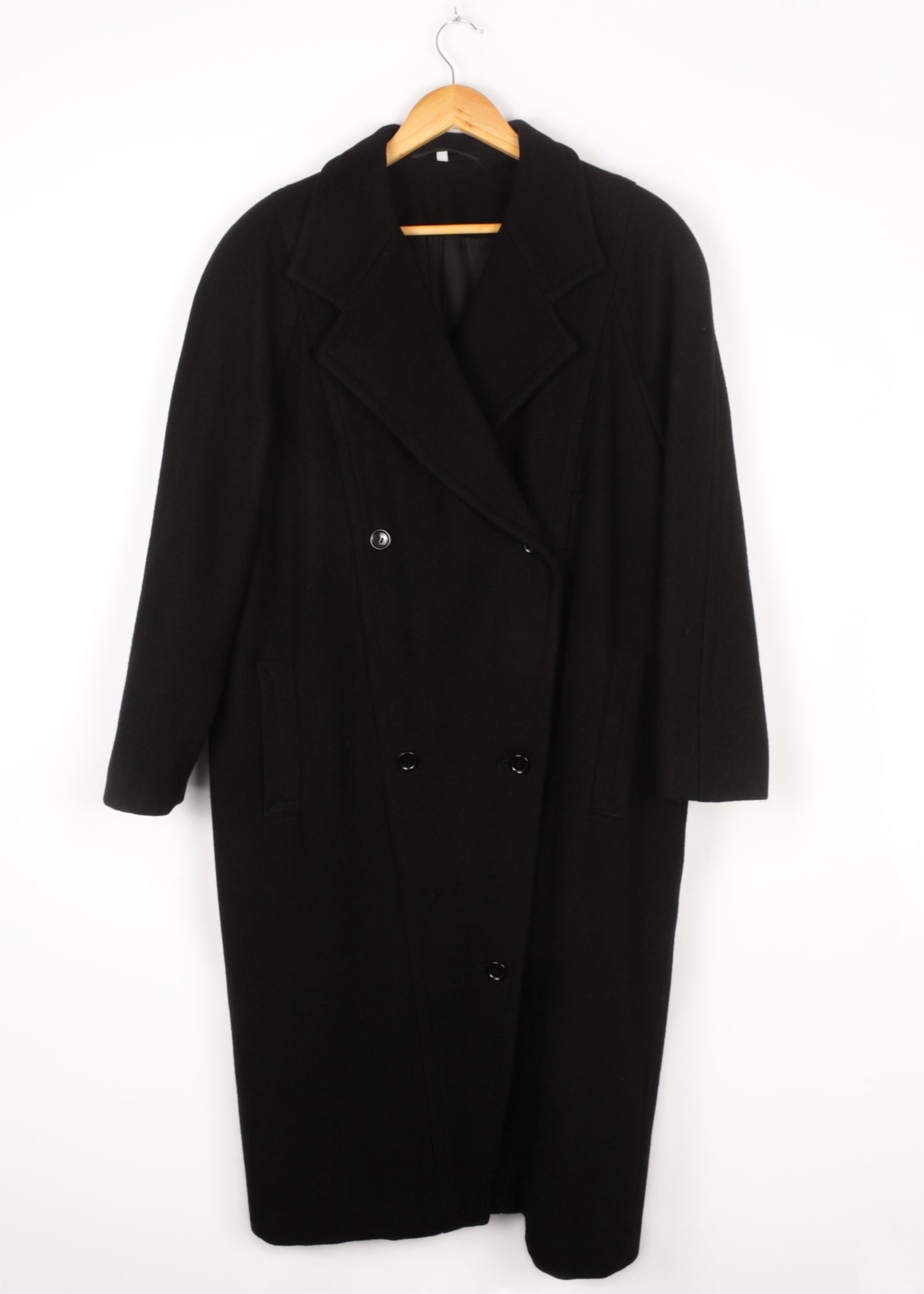 Vintage 80s coat in black