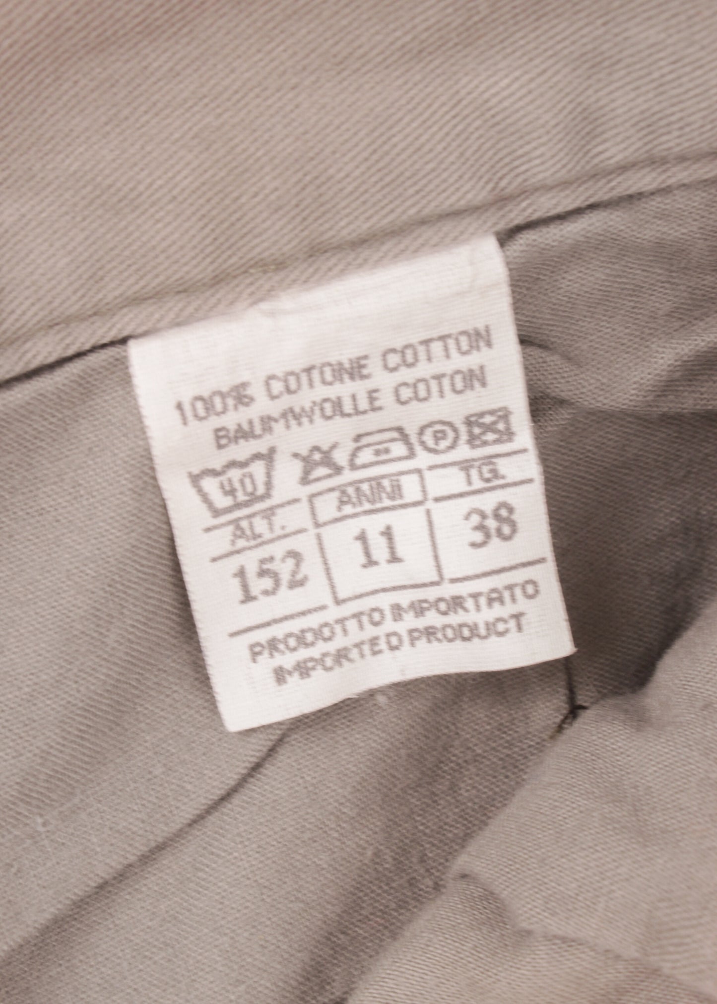 Vintage grey warm trousers