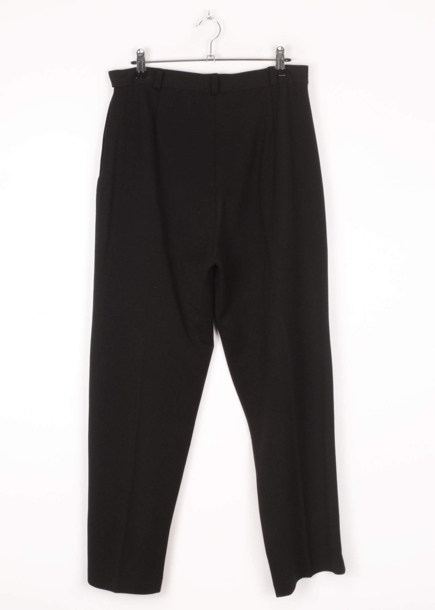 Vintage woolen trousers in black