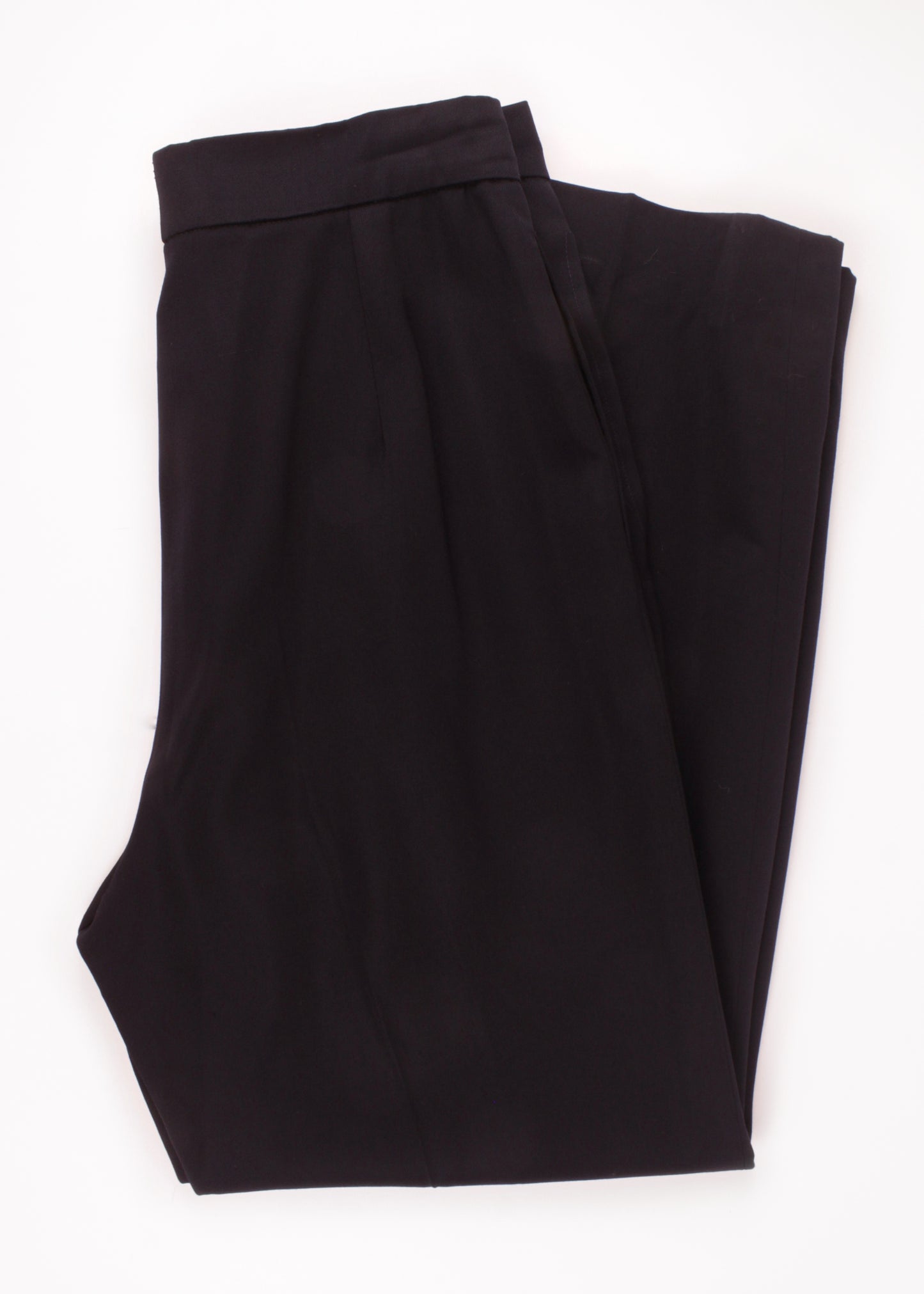 Vintage woolen trousers in navy