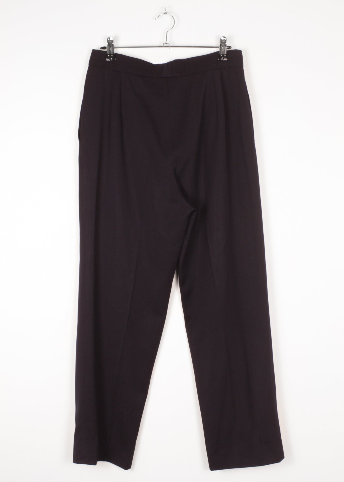Vintage woolen trousers in navy
