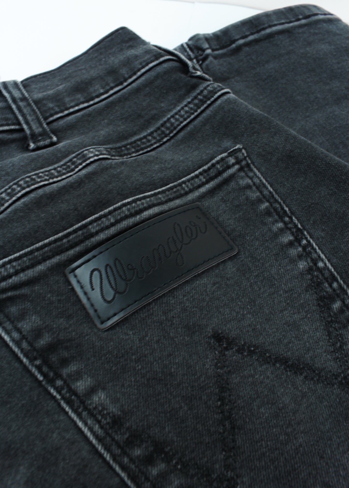 Wrangler slim fit jeans in black