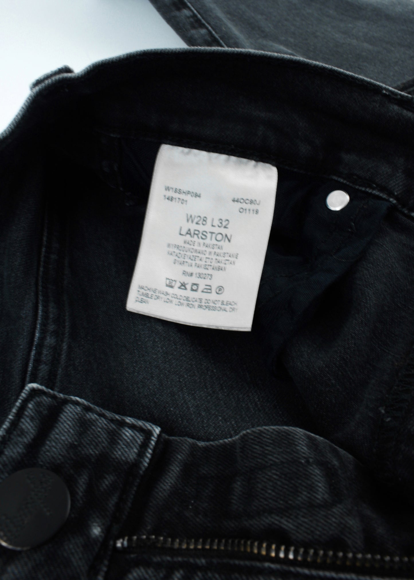 Wrangler slim fit jeans in black