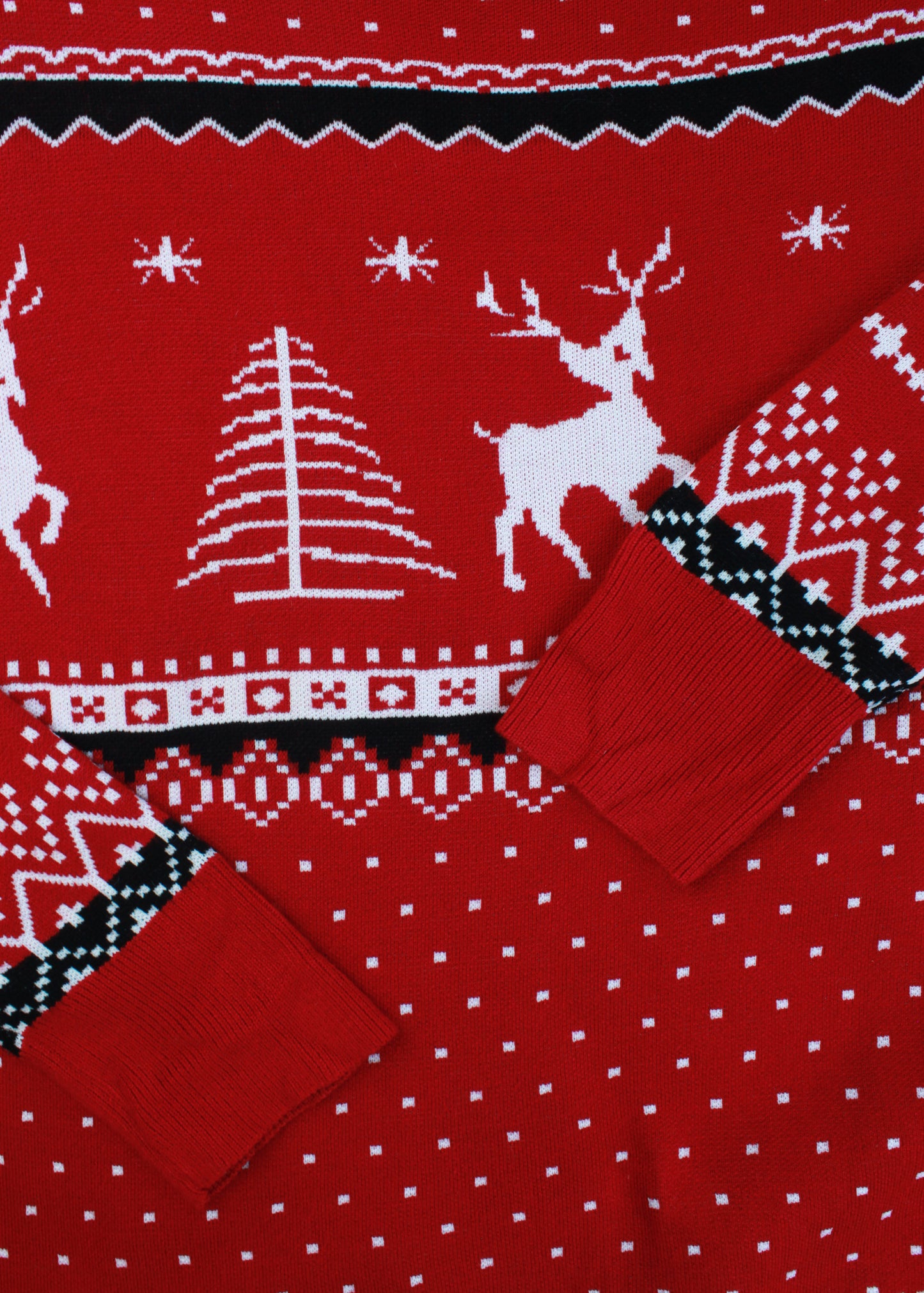 Christmas sweater in red with deer