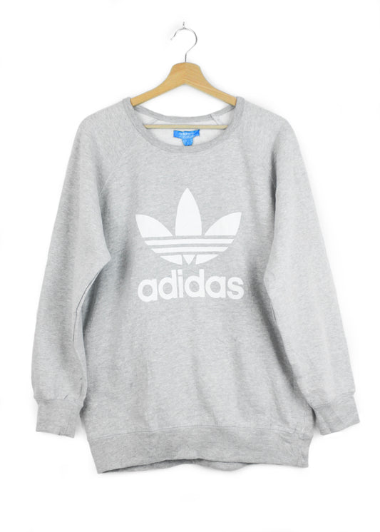 Klasická šedá mikina ADIDAS