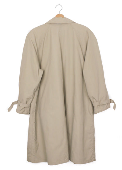 Women's warm trench coat in beige