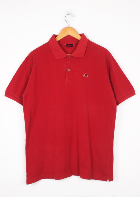 Kappa polo tee in red