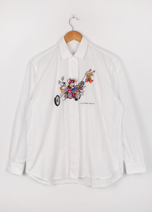 Vintage shirt with Looney Tunes embroidery