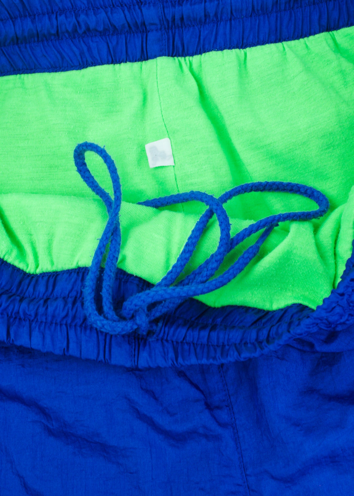 Adidas wind pants in neon blue