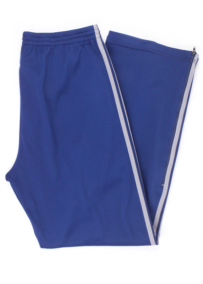 Adidas warm-up trousers in blue (with pockets)