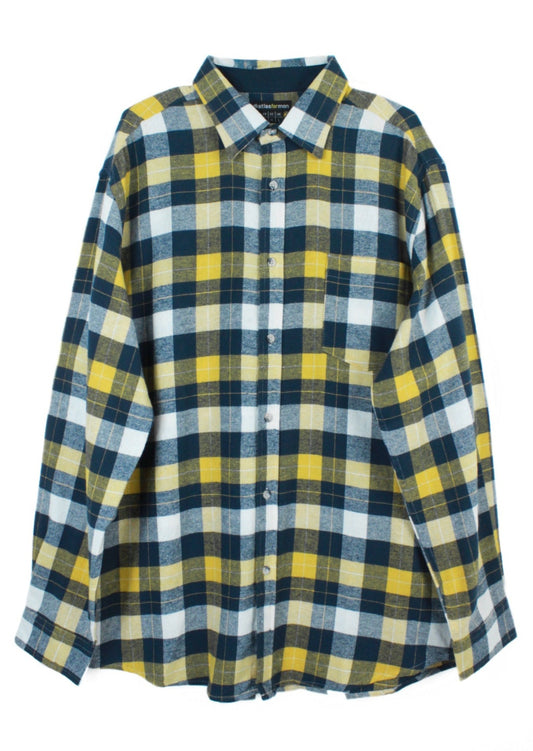 ATLAS FOR MEN Checked Flannel Shirt