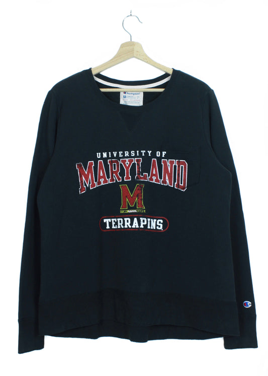 Champion University of Maryland sweatshirt in black