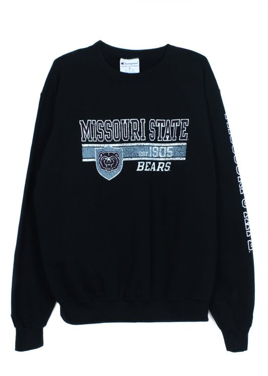 Champion printed sweatshirt in dark grey