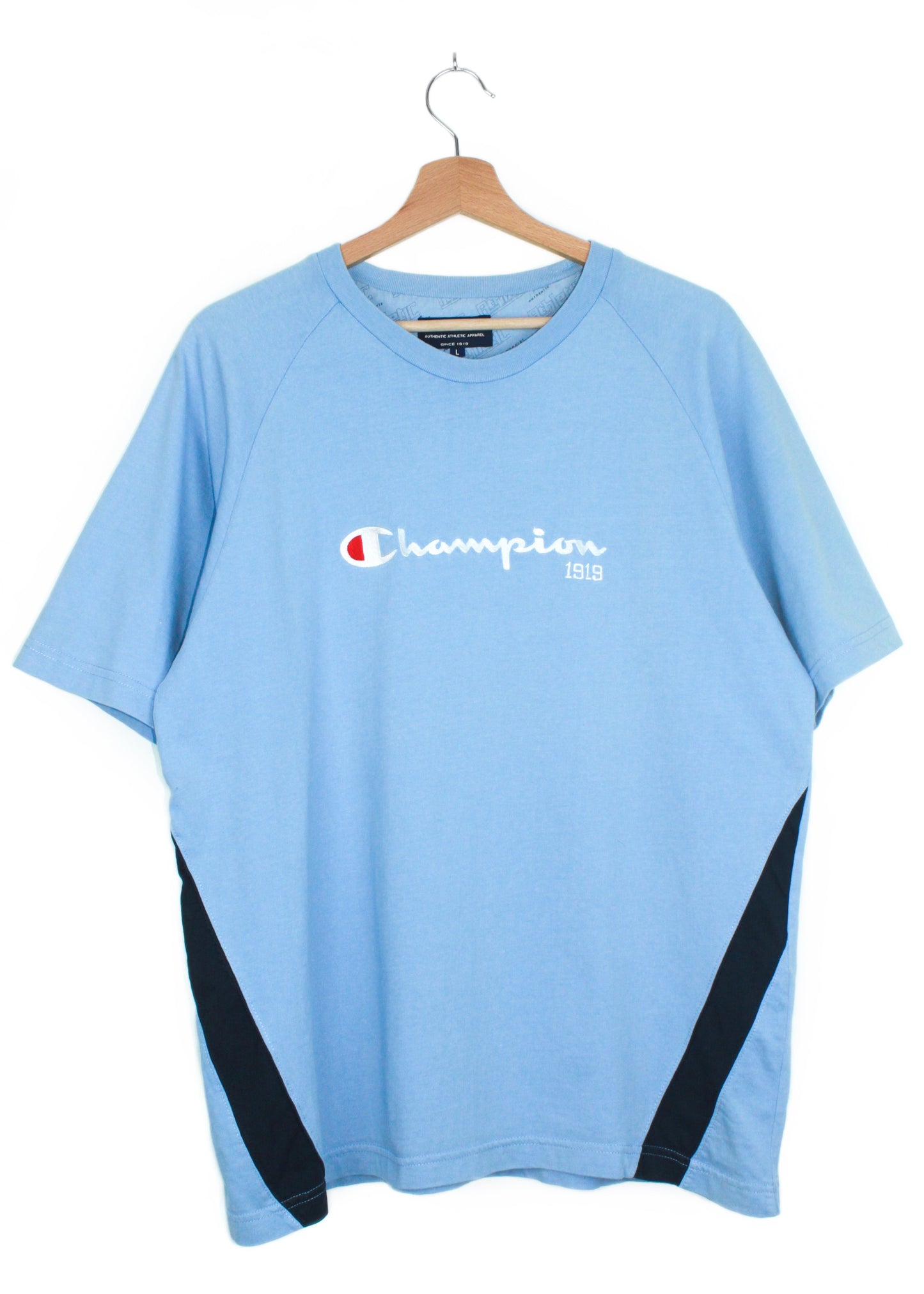 Champion t-shirt in sky blue